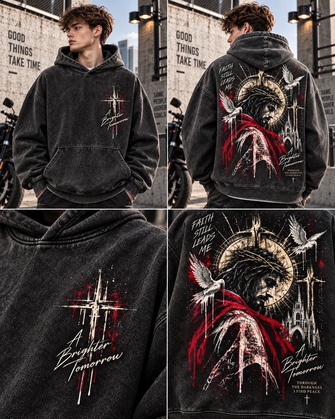 Faith Still Leads Me – A Brighter Tomorrow Hoodie