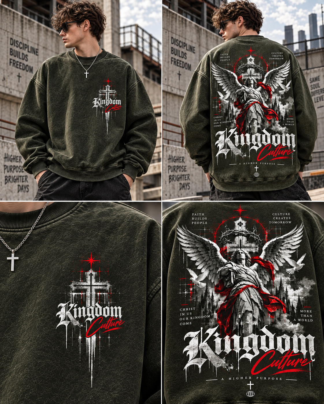 Kingdom Culture Vintage Wash Sweatshirt