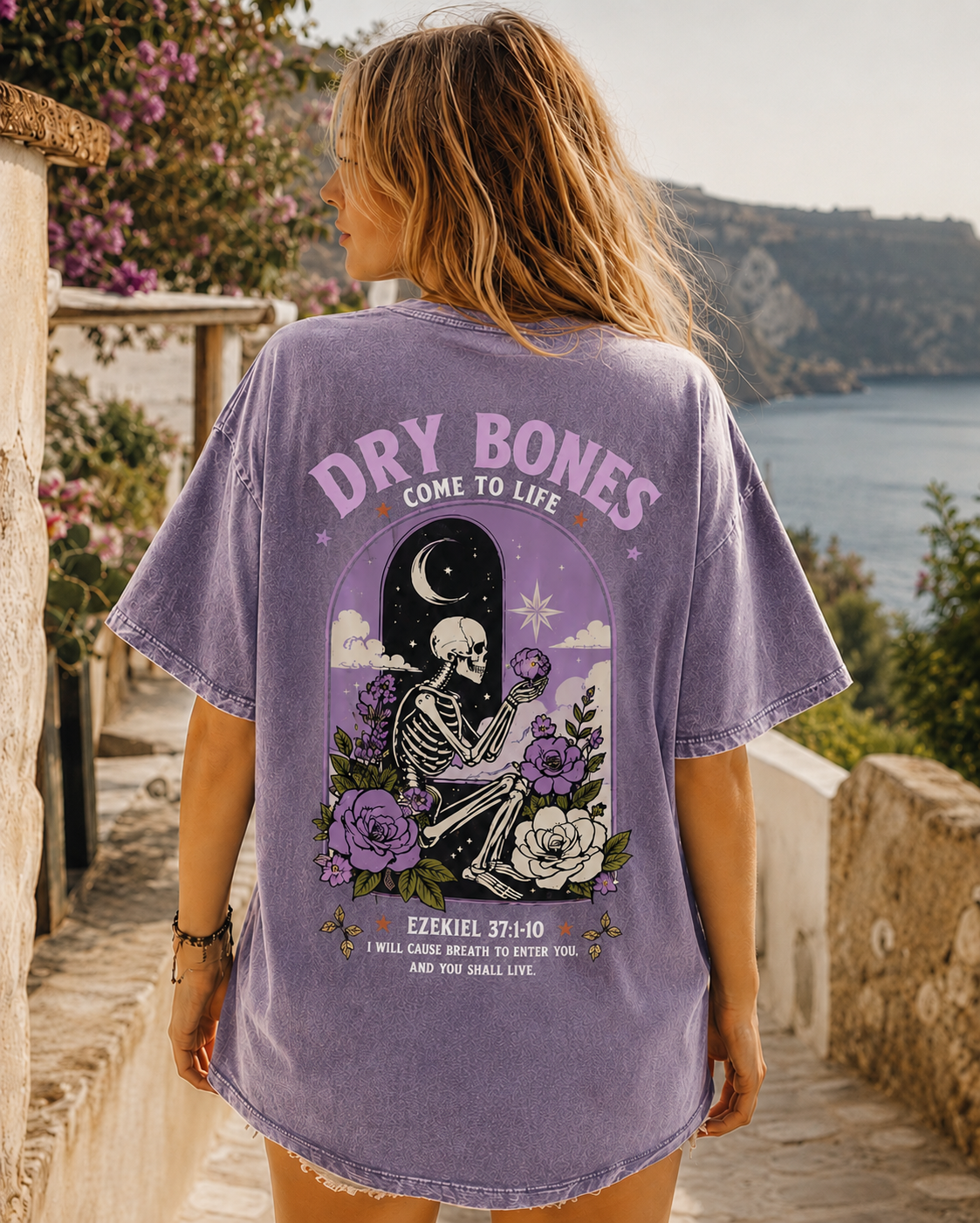 Dry Bones Come To Life Vintage Washed T-Shirt