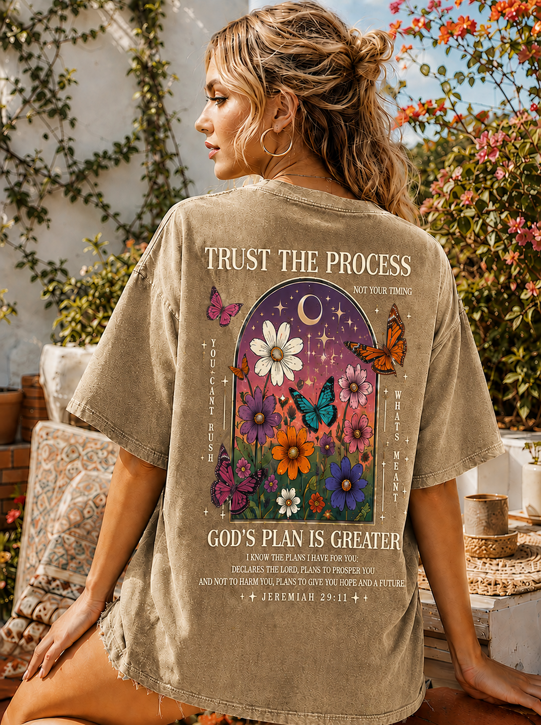 Trust The Process Vintage Graphic Tee