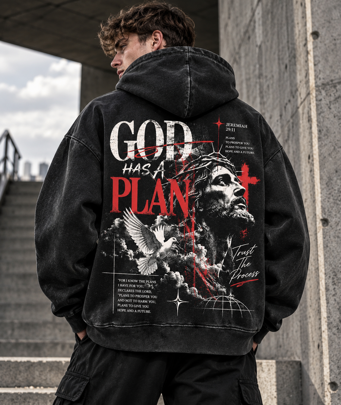 GOD Has A Plan – Faith Streetwear Hoodie