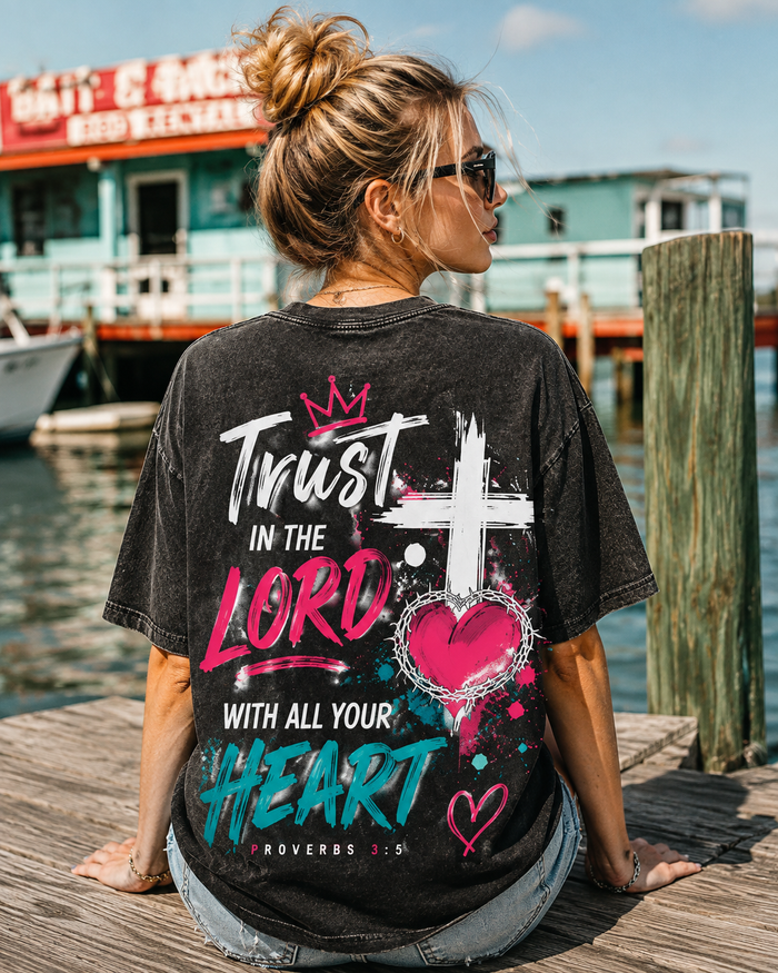 Trust In The Lord Graphic Tee – Vintage Christian Streetwear