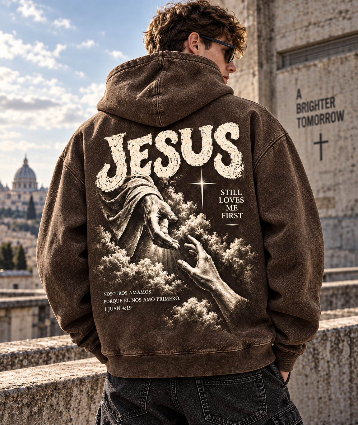 Jesus Still Loves Me First – Vintage Faith Hoodie