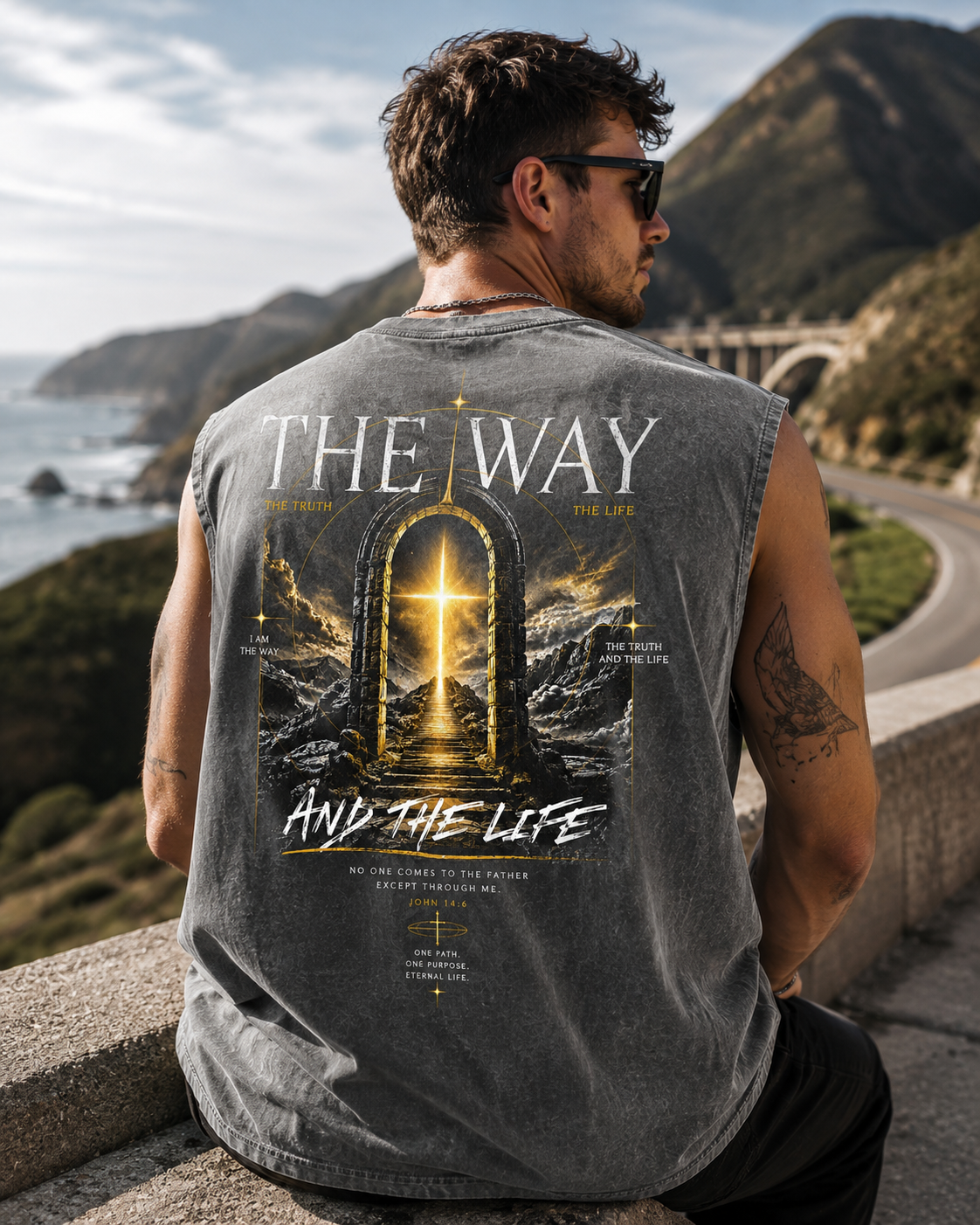 The Way – Vintage Faith Wash Tee