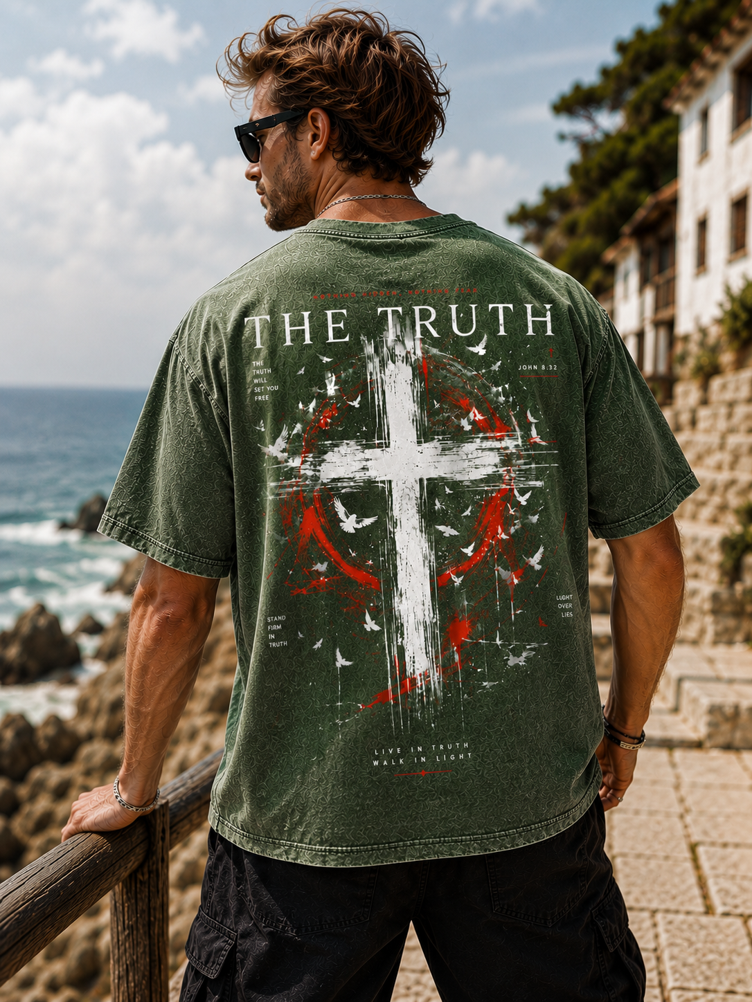 The Truth Vintage Cross Tee