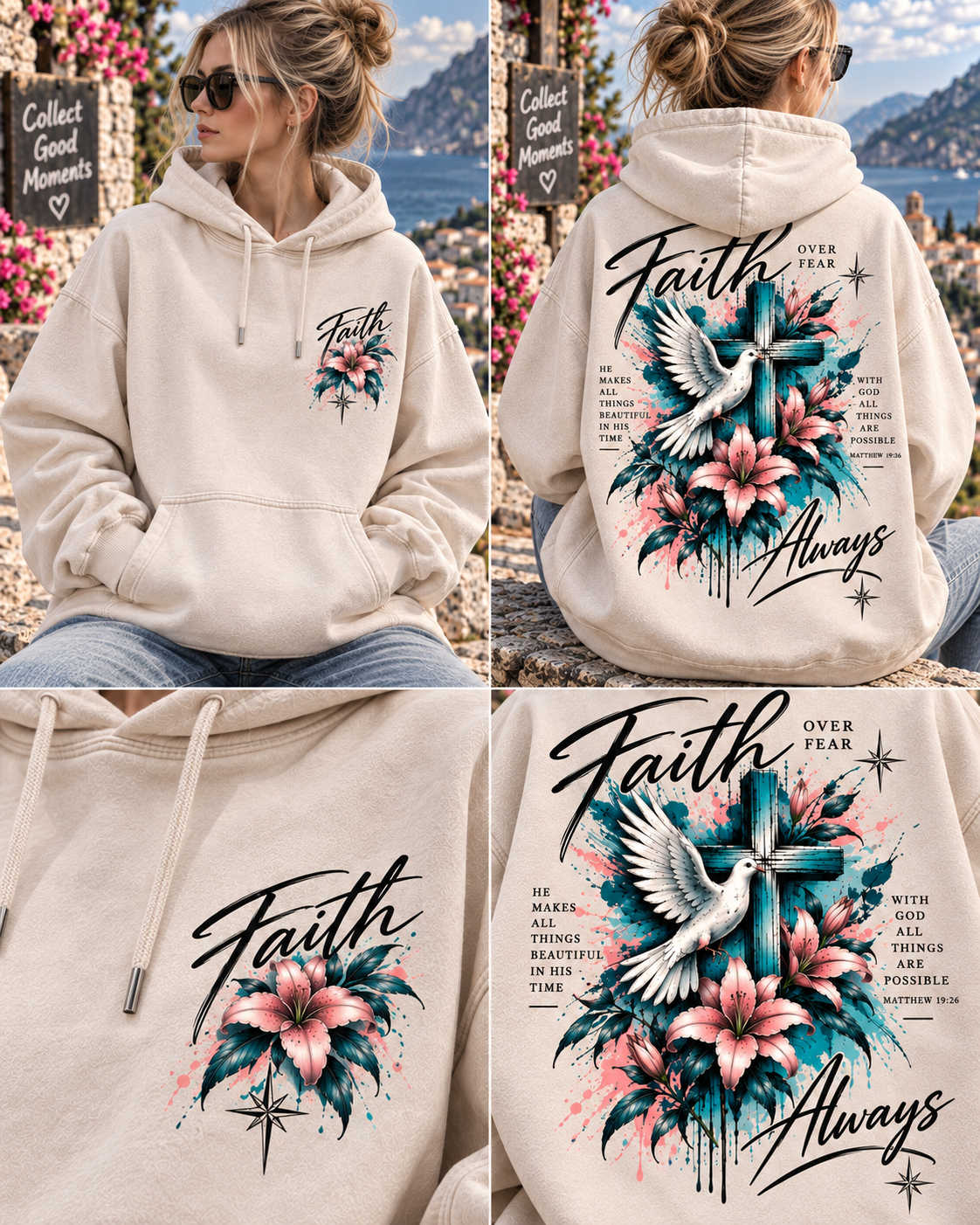 Faith Over Fear Hoodie – Vintage Christian Streetwear