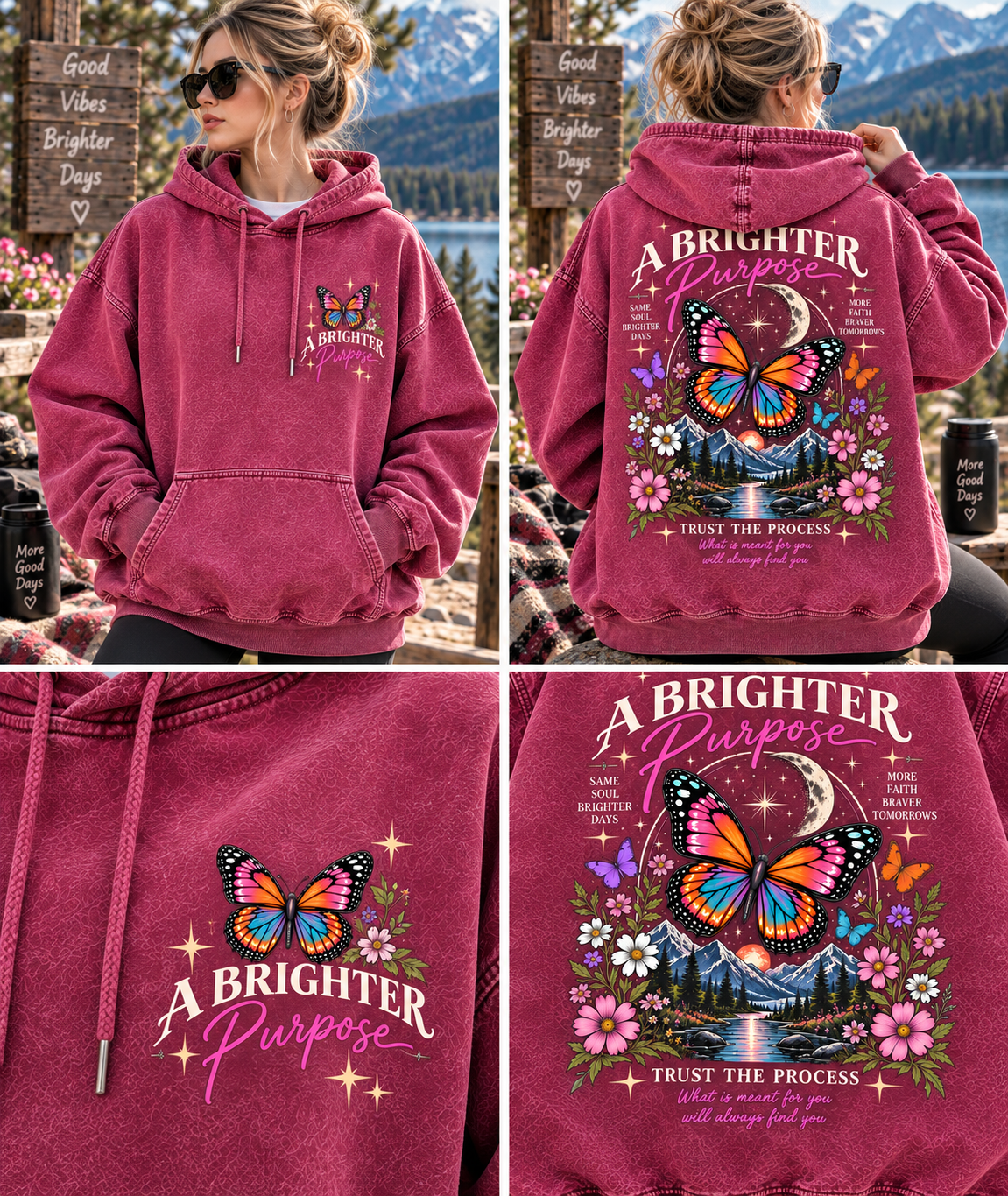 A Brighter Purpose – Vintage Wash Hoodie