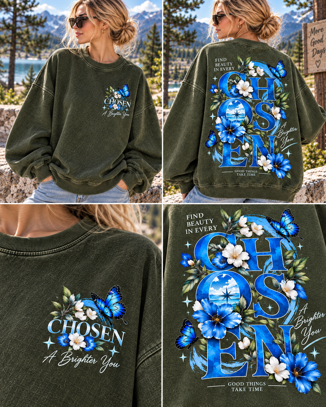 Chosen – A Brighter You Vintage Sweatshirt