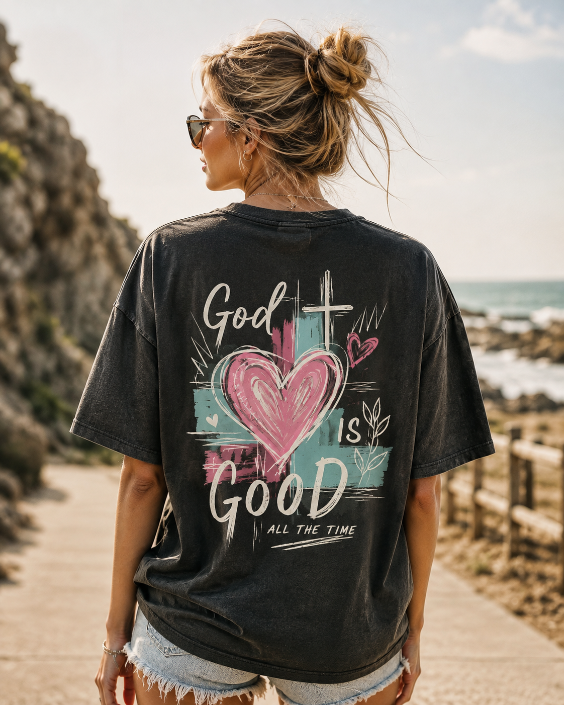 God Is Good Vintage Graphic Tee