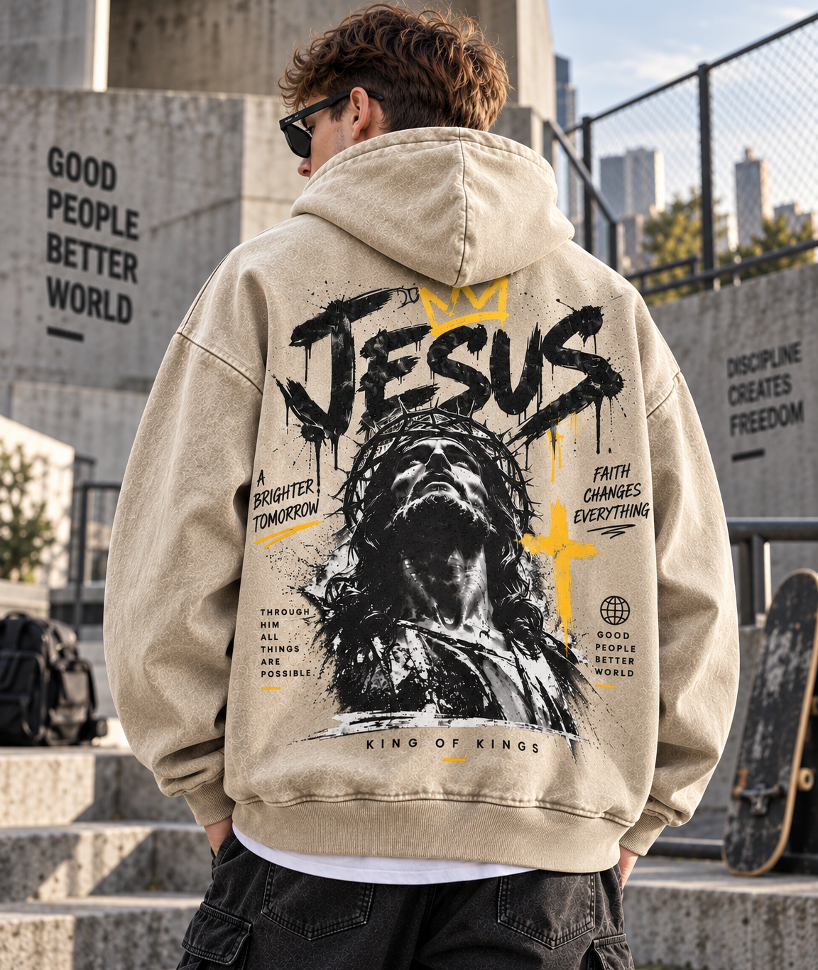 King of Kings Washed Hoodie
