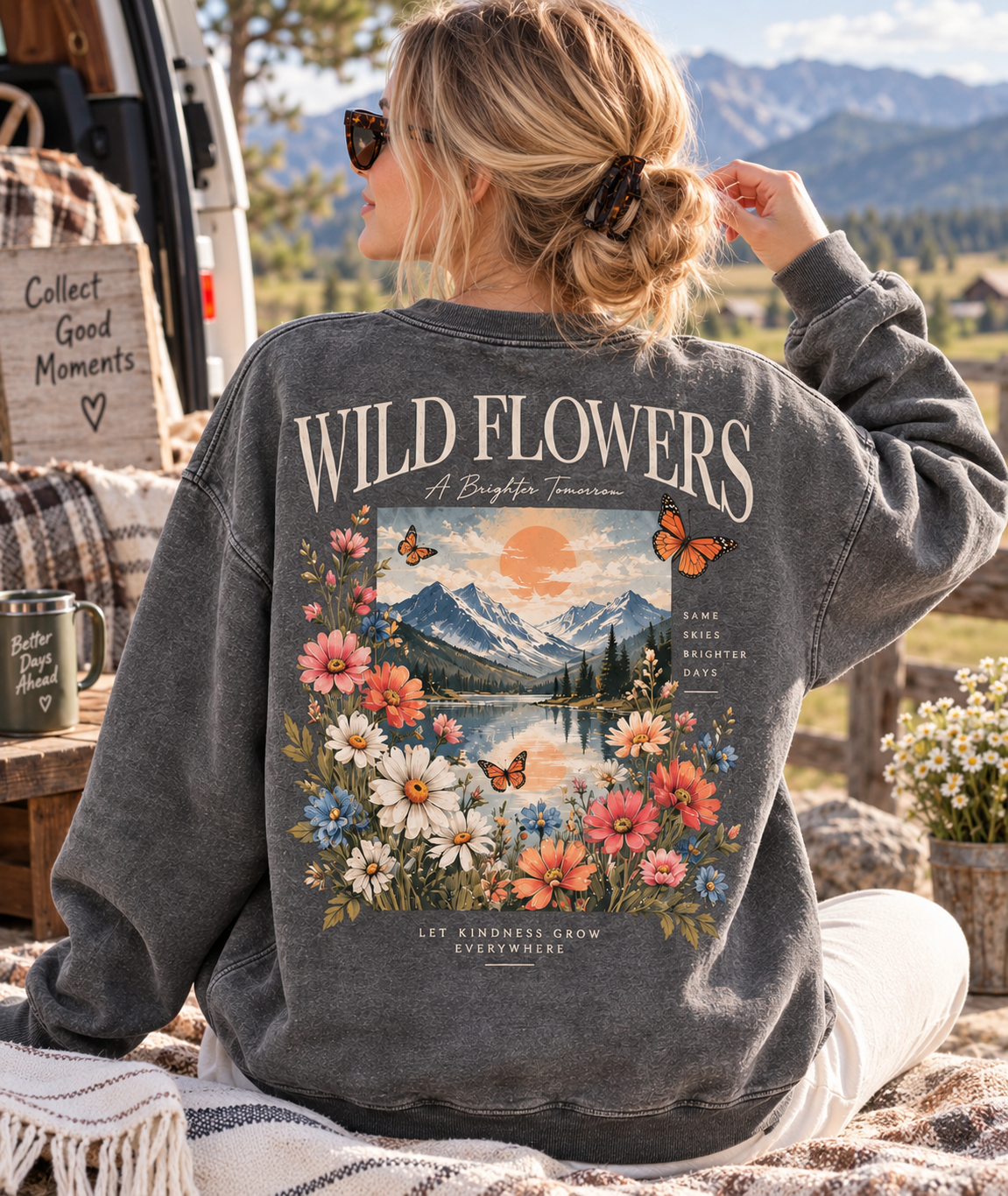 Wild Flowers – A Brighter Tomorrow Sweatshirt 🌼