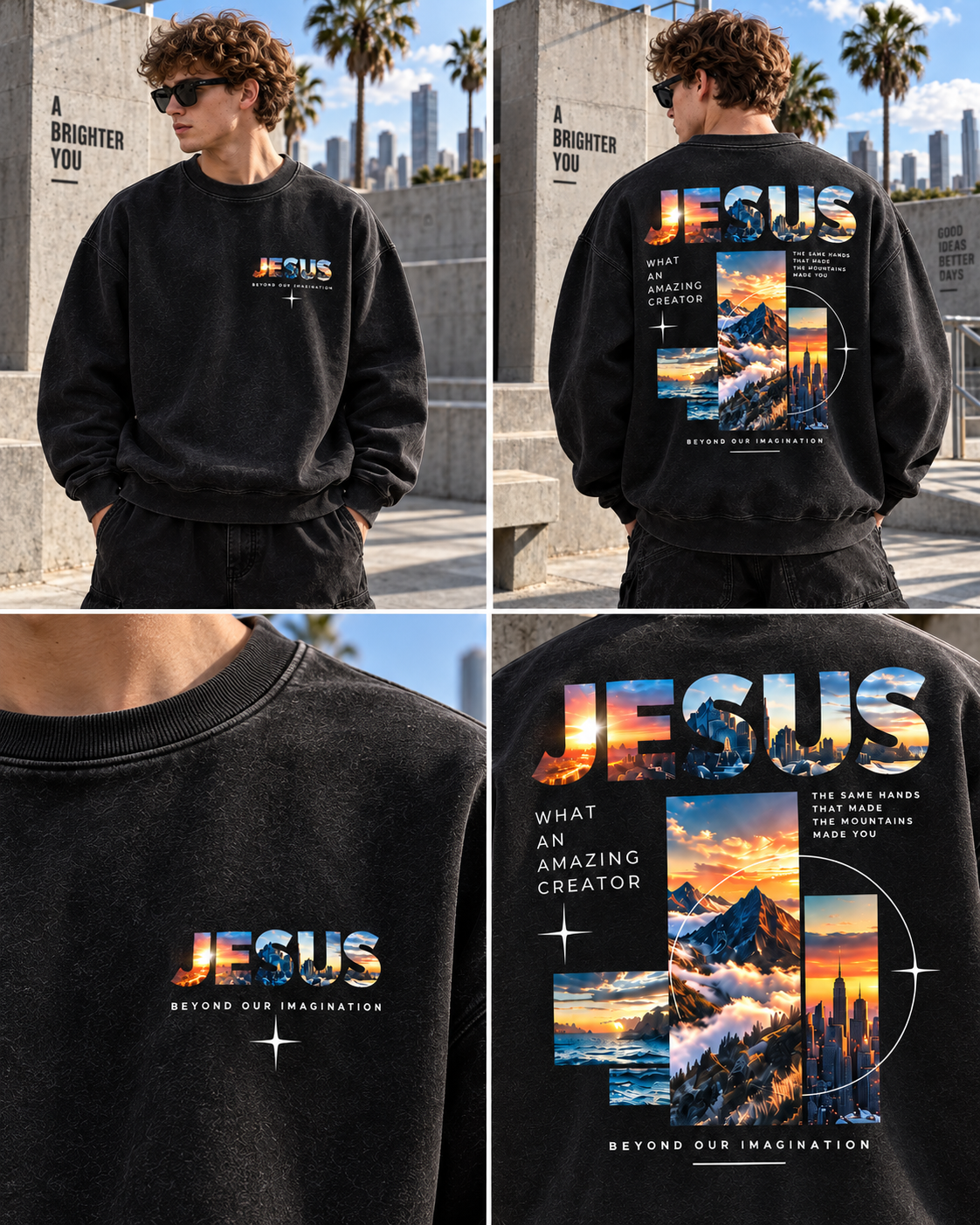 Jesus Beyond Imagination – Vintage Graphic Sweatshirt