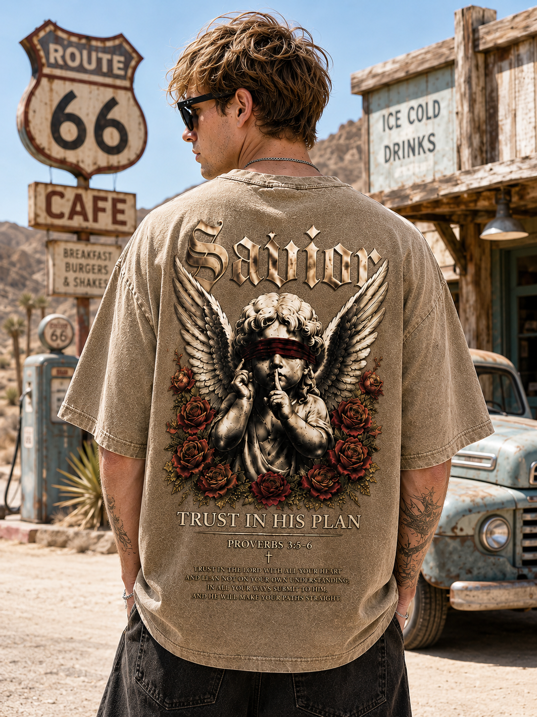 Savior – Vintage Olive Tee