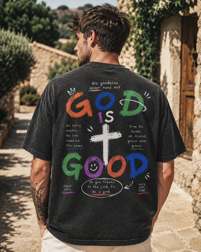 God Is Good Vintage Graphic T-Shirt