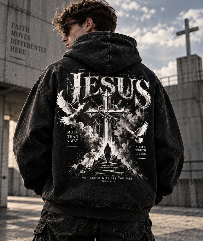 Jesus Faith Oversized Hoodie