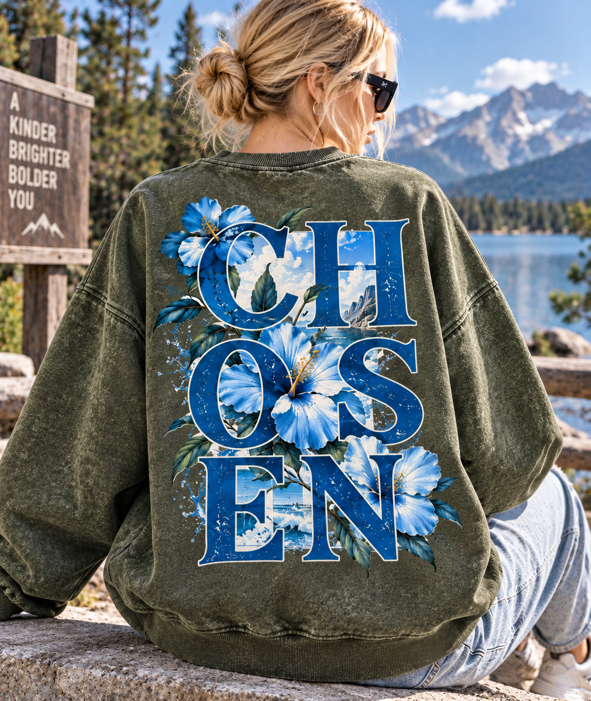 CHOSEN Floral Vintage Sweatshirt 🌺