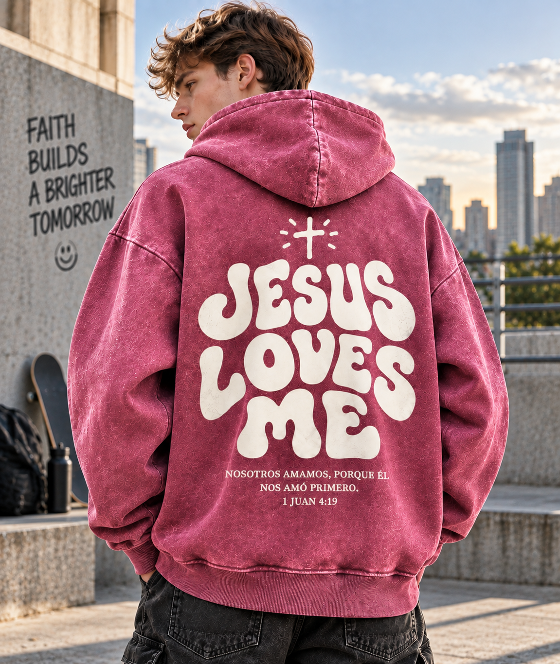 Jesus Loves Me – Vintage Faith Hoodie