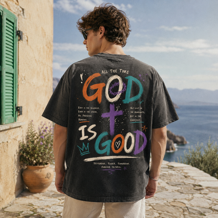 God Is Good Vintage Graphic Tee