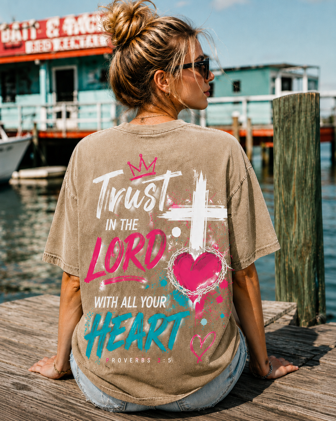 Trust In The Lord Graphic Tee – Vintage Christian Streetwear