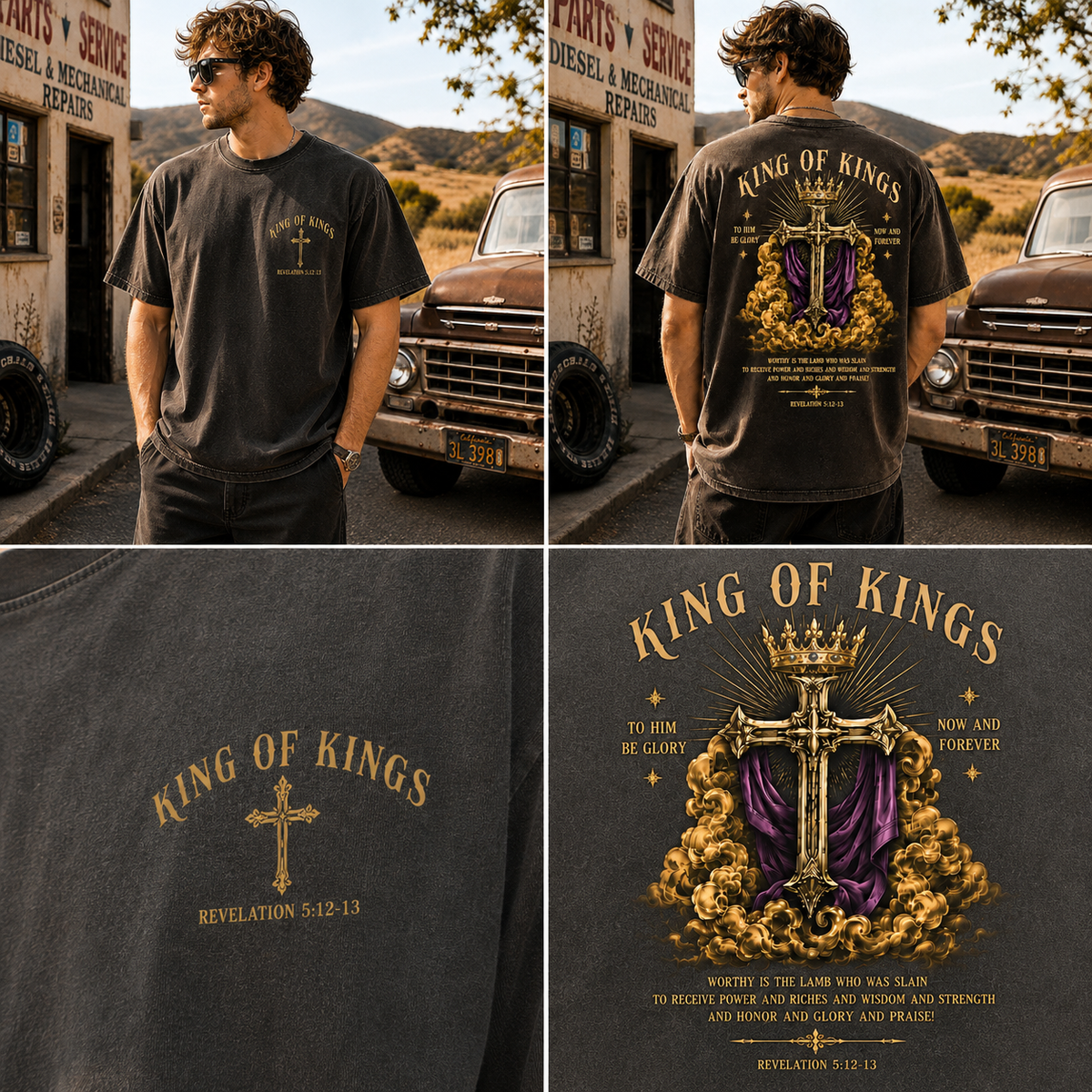 King of Kings Vintage Washed Tee