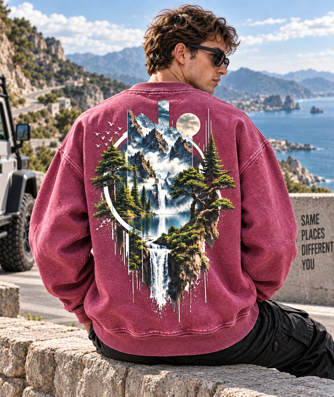 Higher Ground Mountain Vintage Sweatshirt