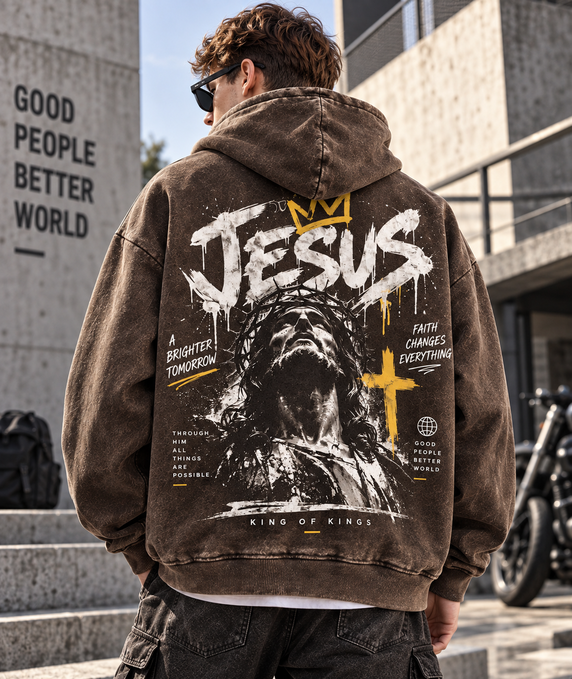 King of Kings Washed Hoodie