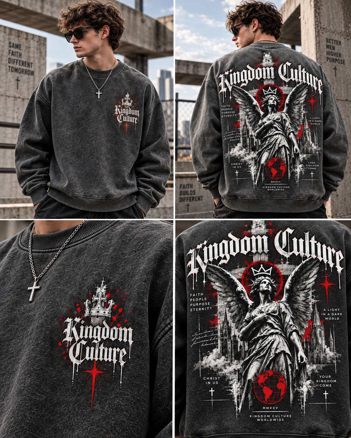 Kingdom Culture Vintage Wash Sweatshirt