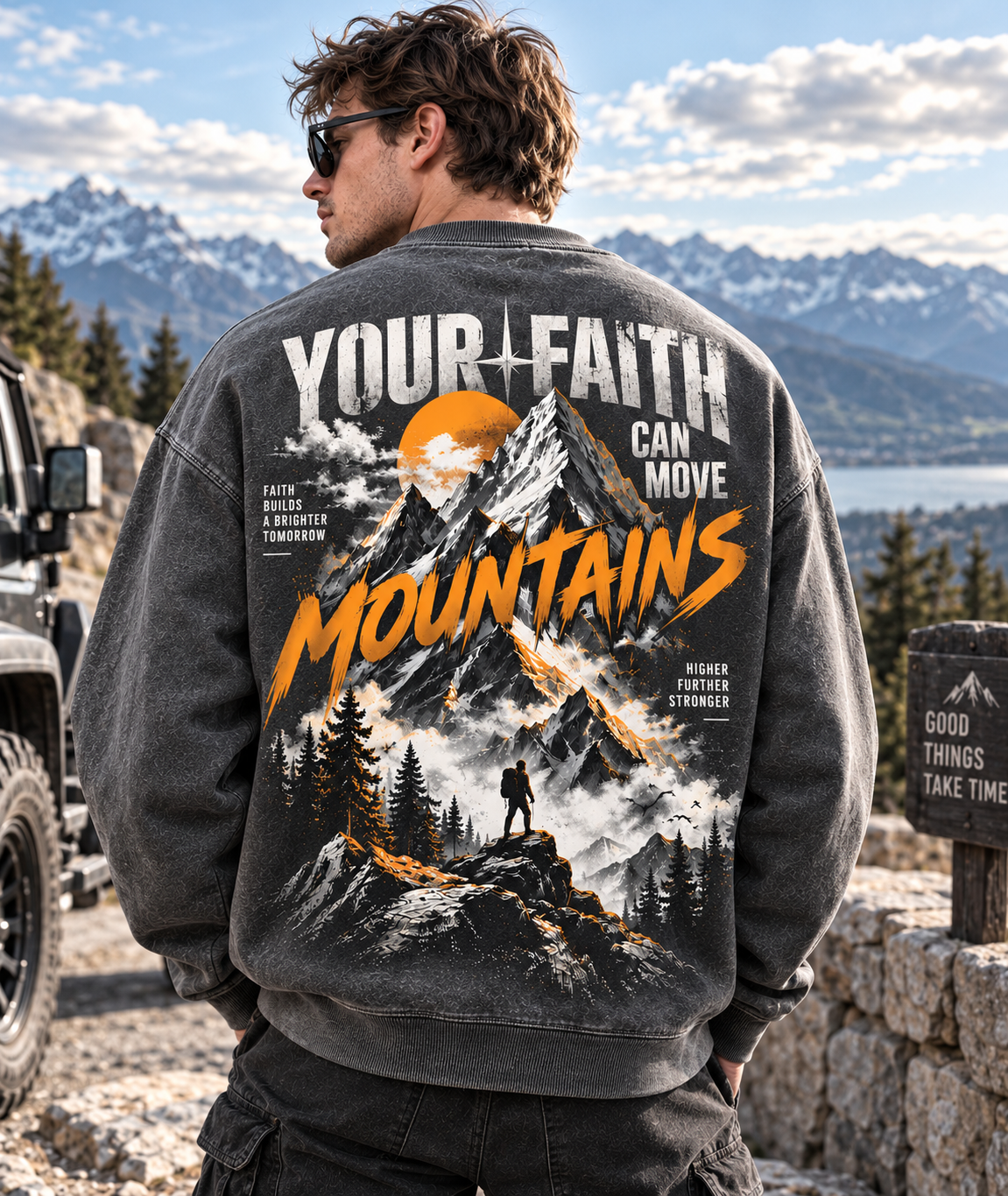 Faith Moves Mountains Sweatshirt