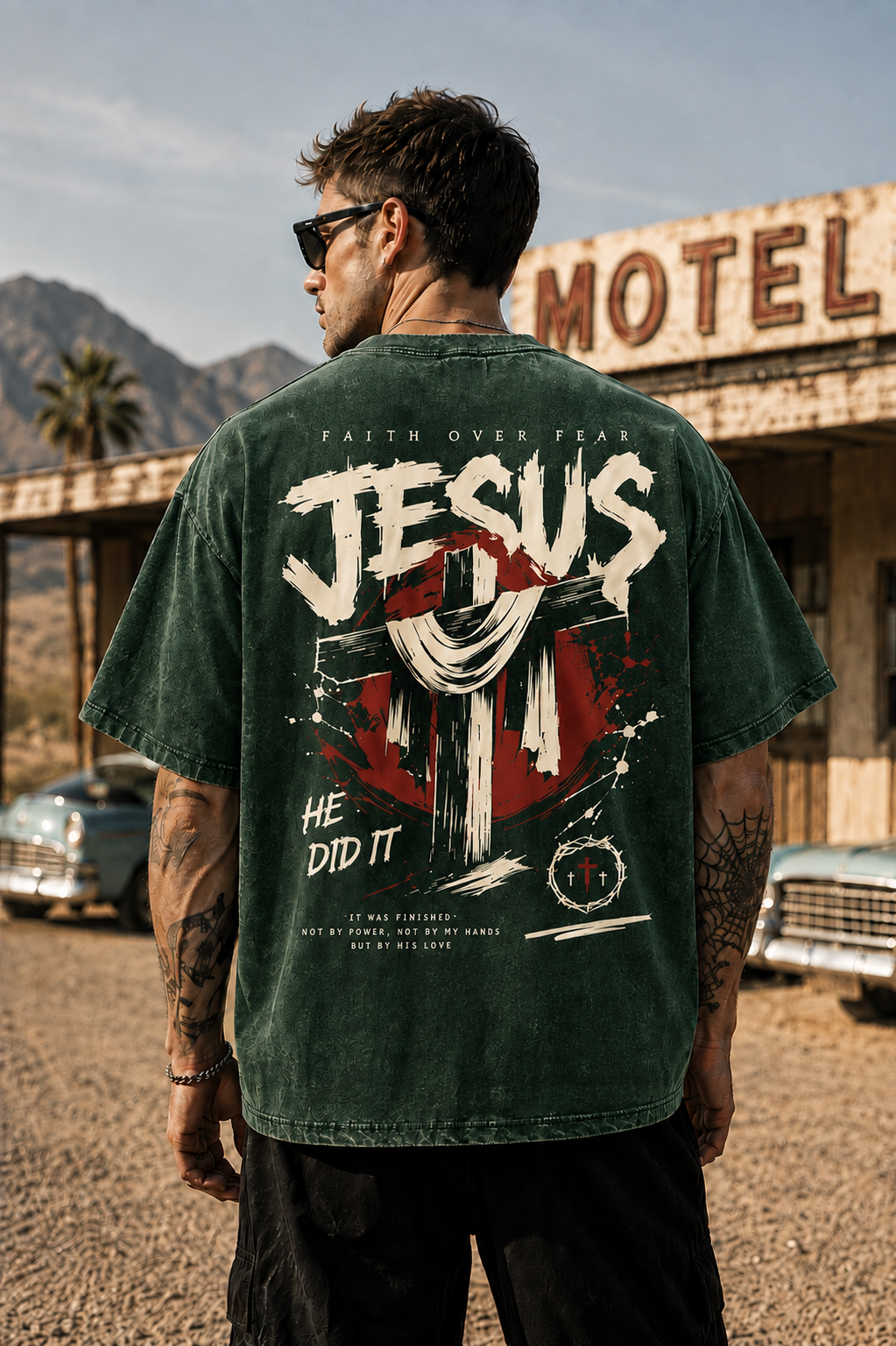 Faith Over Fear Vintage Tee