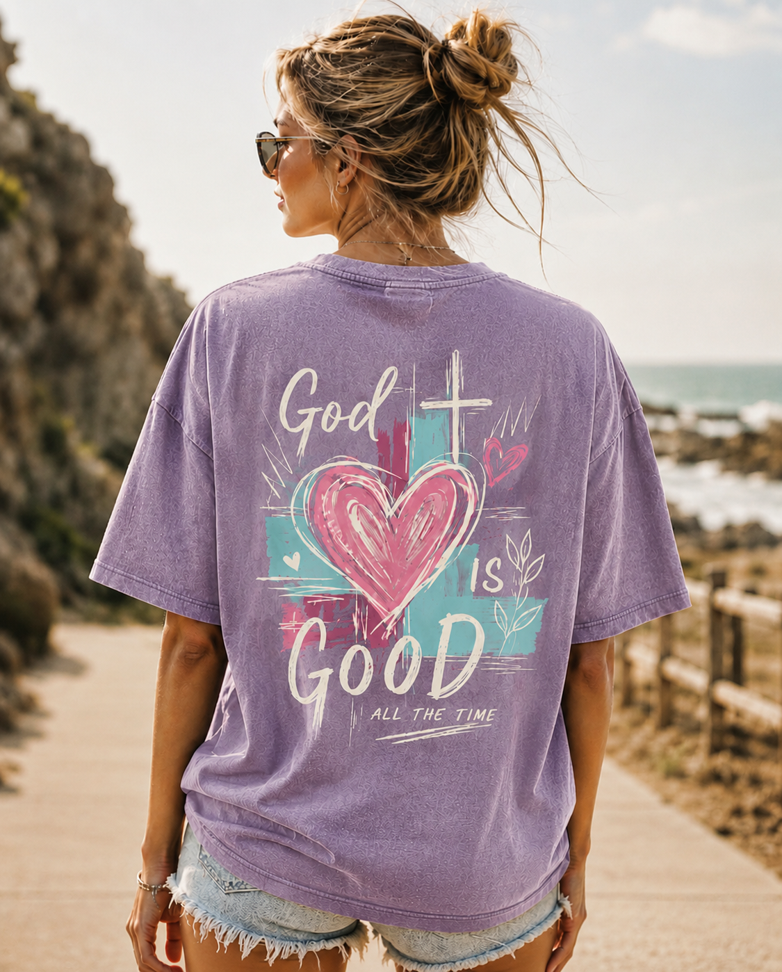 God Is Good Vintage Graphic Tee