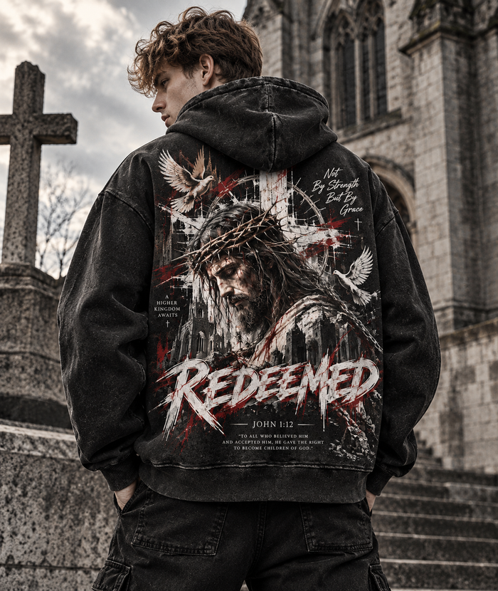 REDEEMED Faith Oversized Hoodie