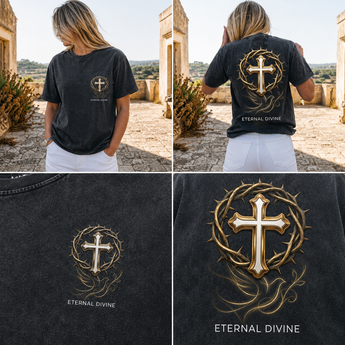 Faith Over Fear Vintage Tee