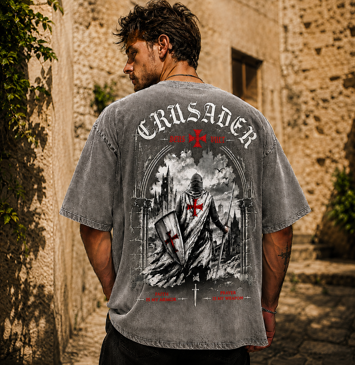 Crusader Vintage Oversized Tee
