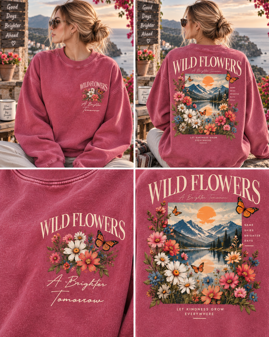 Wild Flowers – A Brighter Tomorrow Sweatshirt