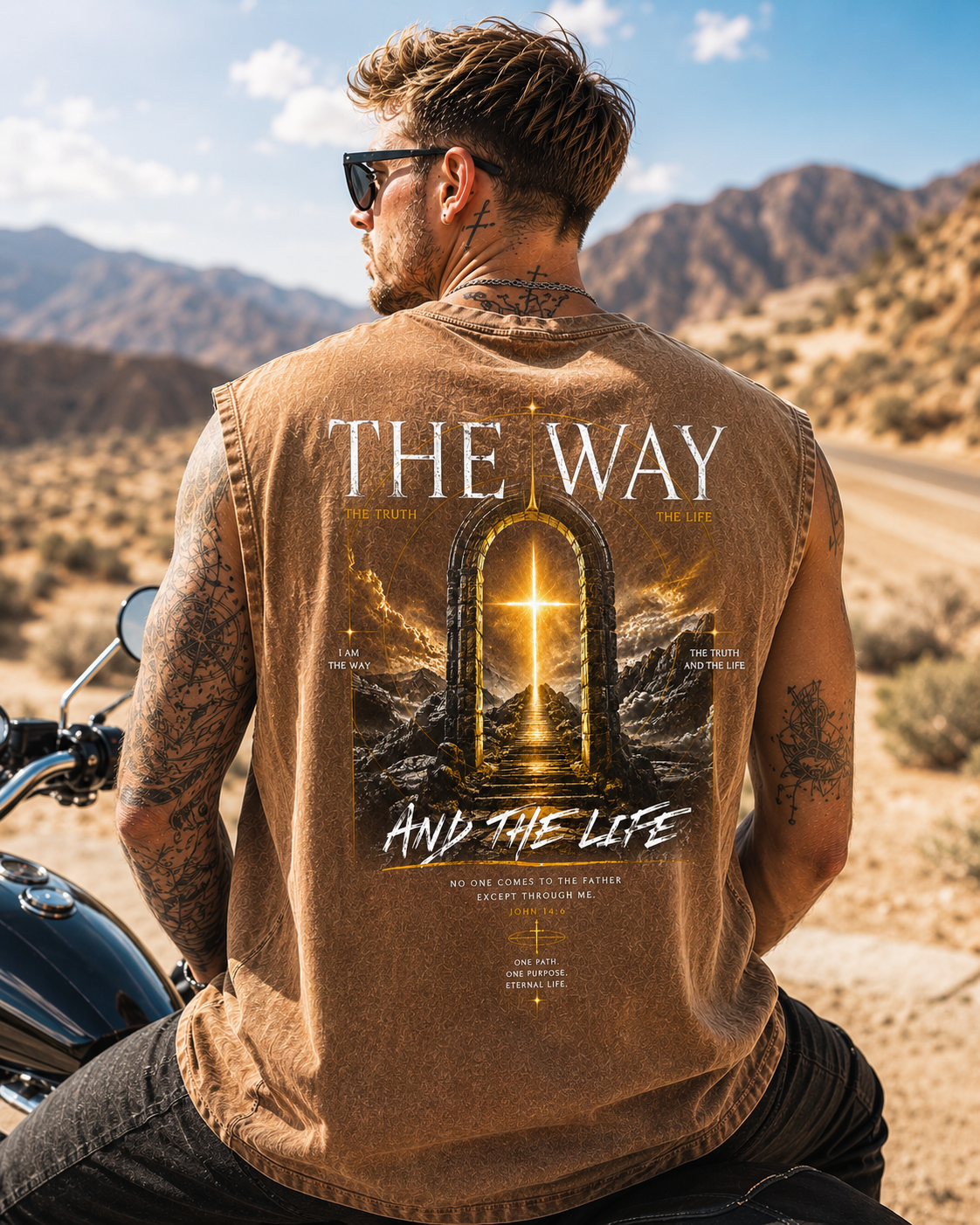 The Way – Vintage Faith Wash Tee