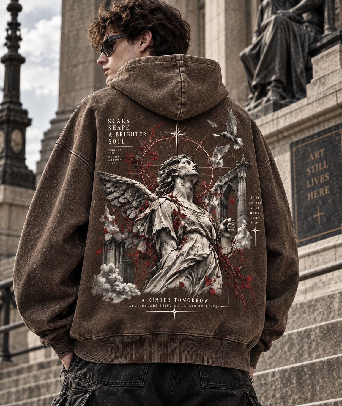 A Kinder Tomorrow – Gothic Angel Hoodi