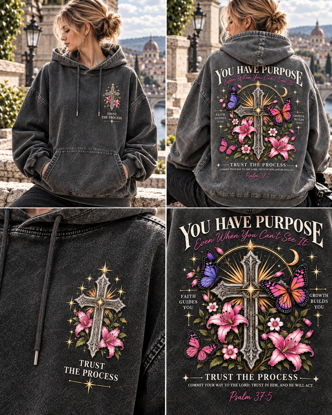Purpose & Faith Vintage Hoodie