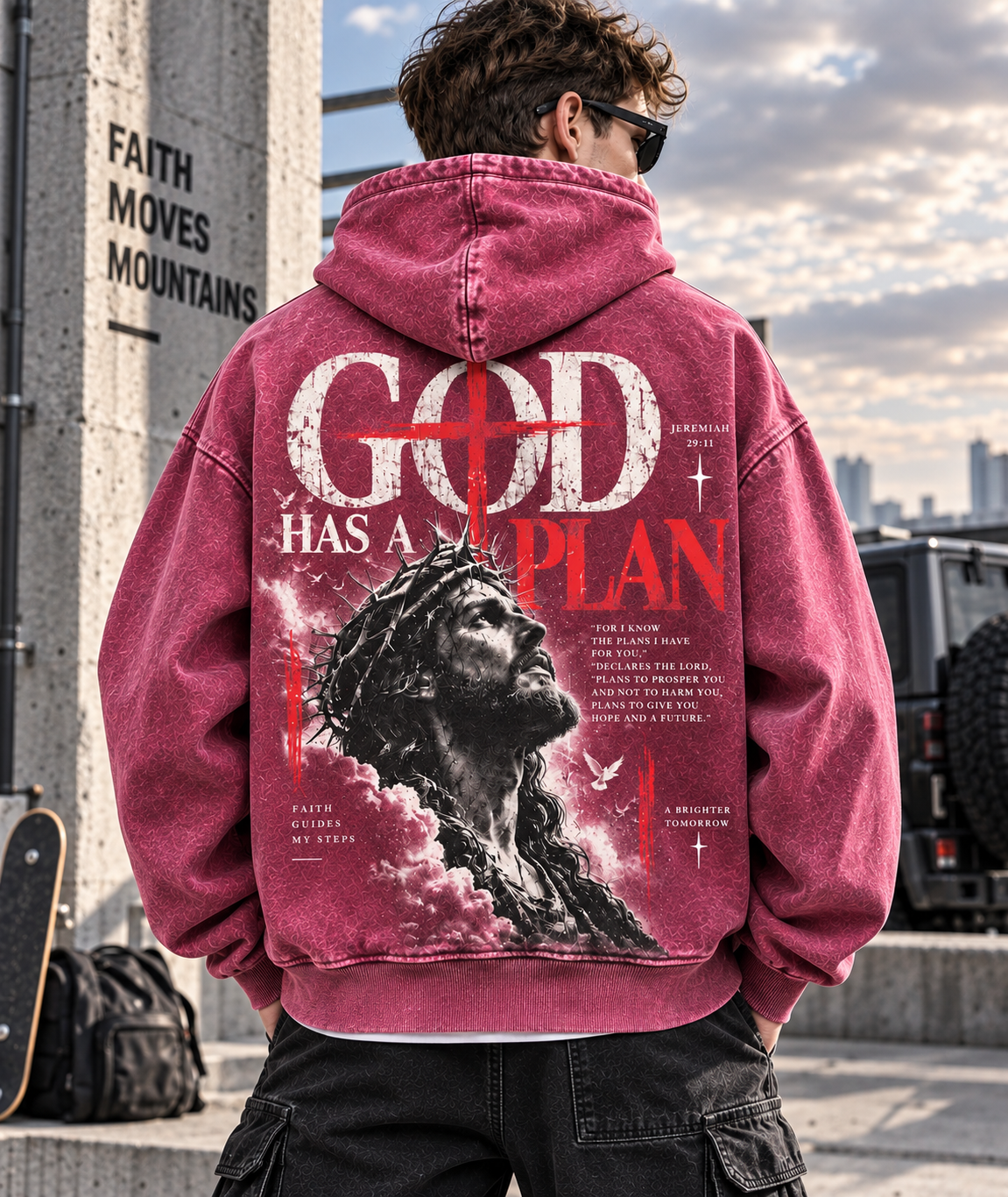 GOD Has a Plan – Vintage Faith Hoodie