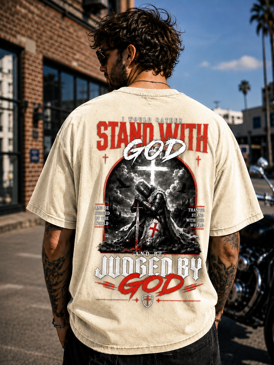 Faith Over Fear Vintage Graphic Tee