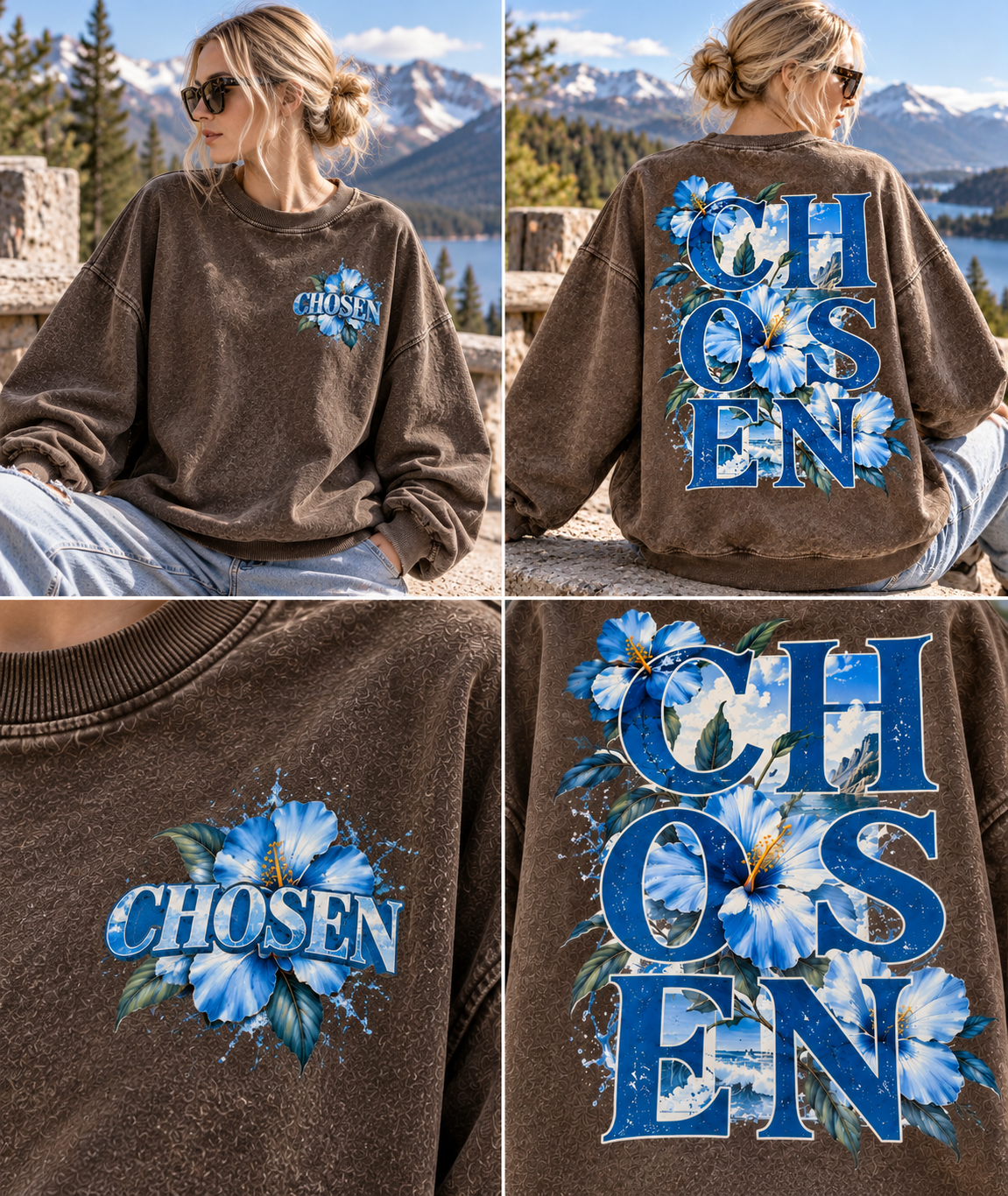 CHOSEN Floral Vintage Sweatshirt 🌺