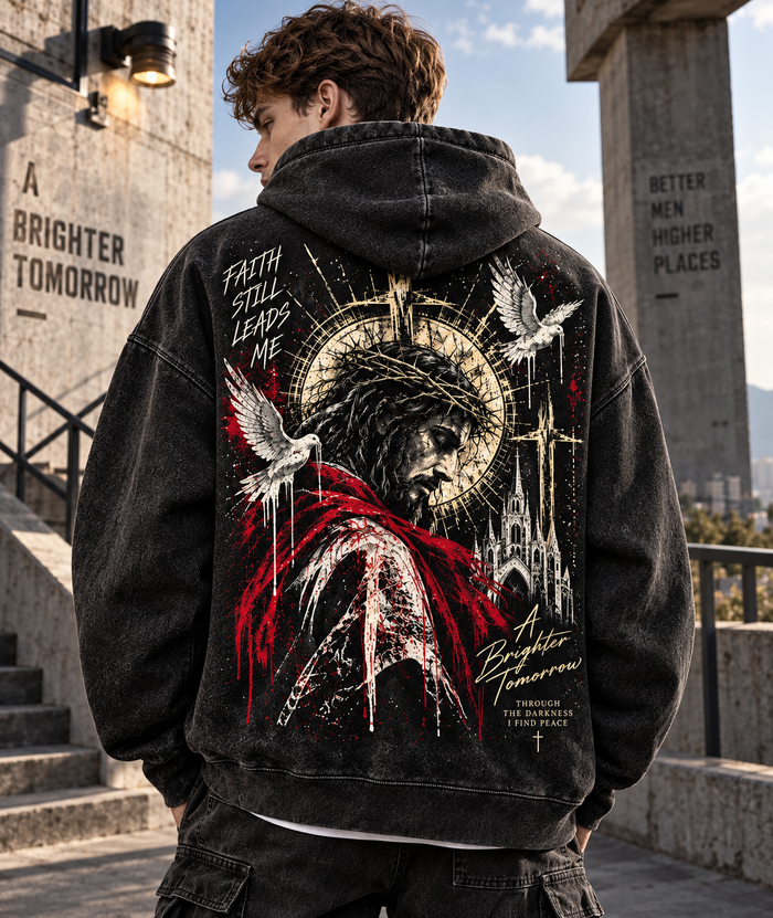 Faith Still Leads Me – A Brighter Tomorrow Hoodie