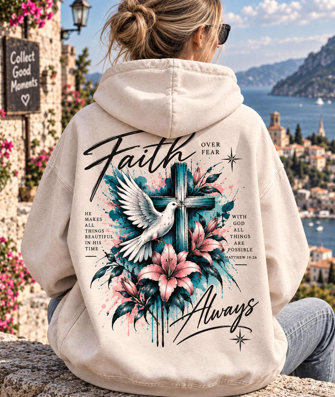 Faith Over Fear Hoodie – Vintage Christian Streetwear