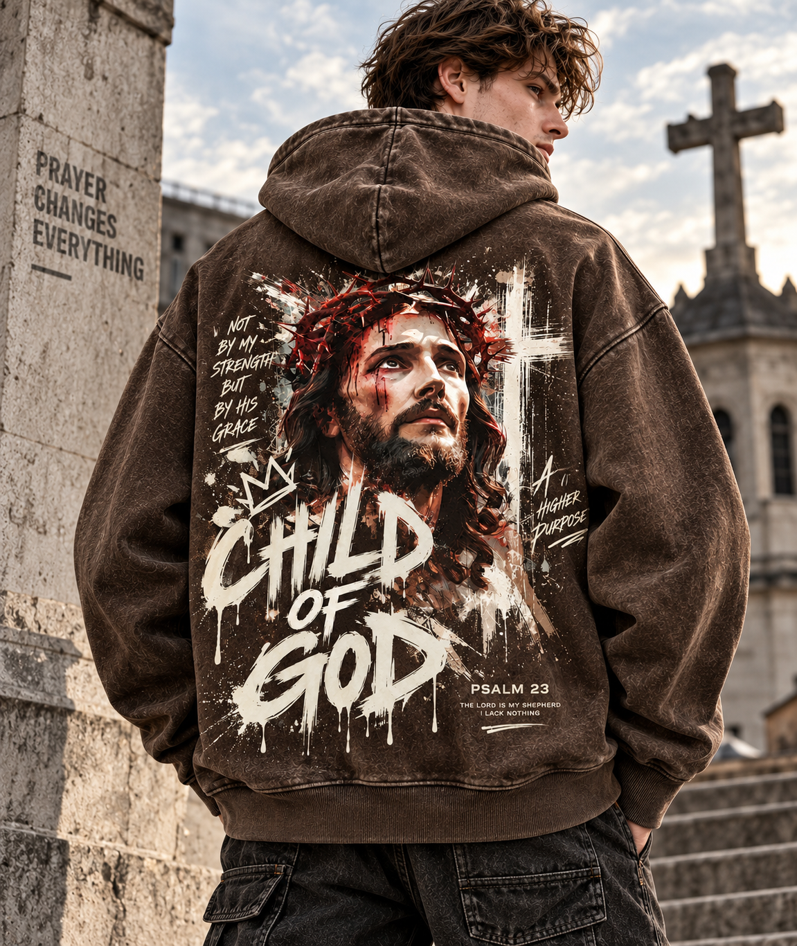 Child of God Vintage Faith Hoodie