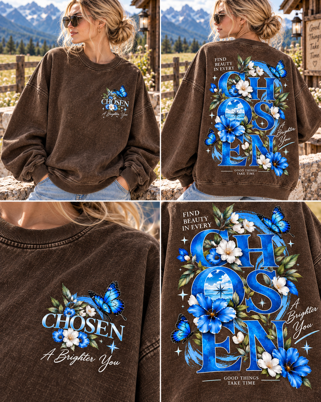 Chosen – A Brighter You Vintage Sweatshirt