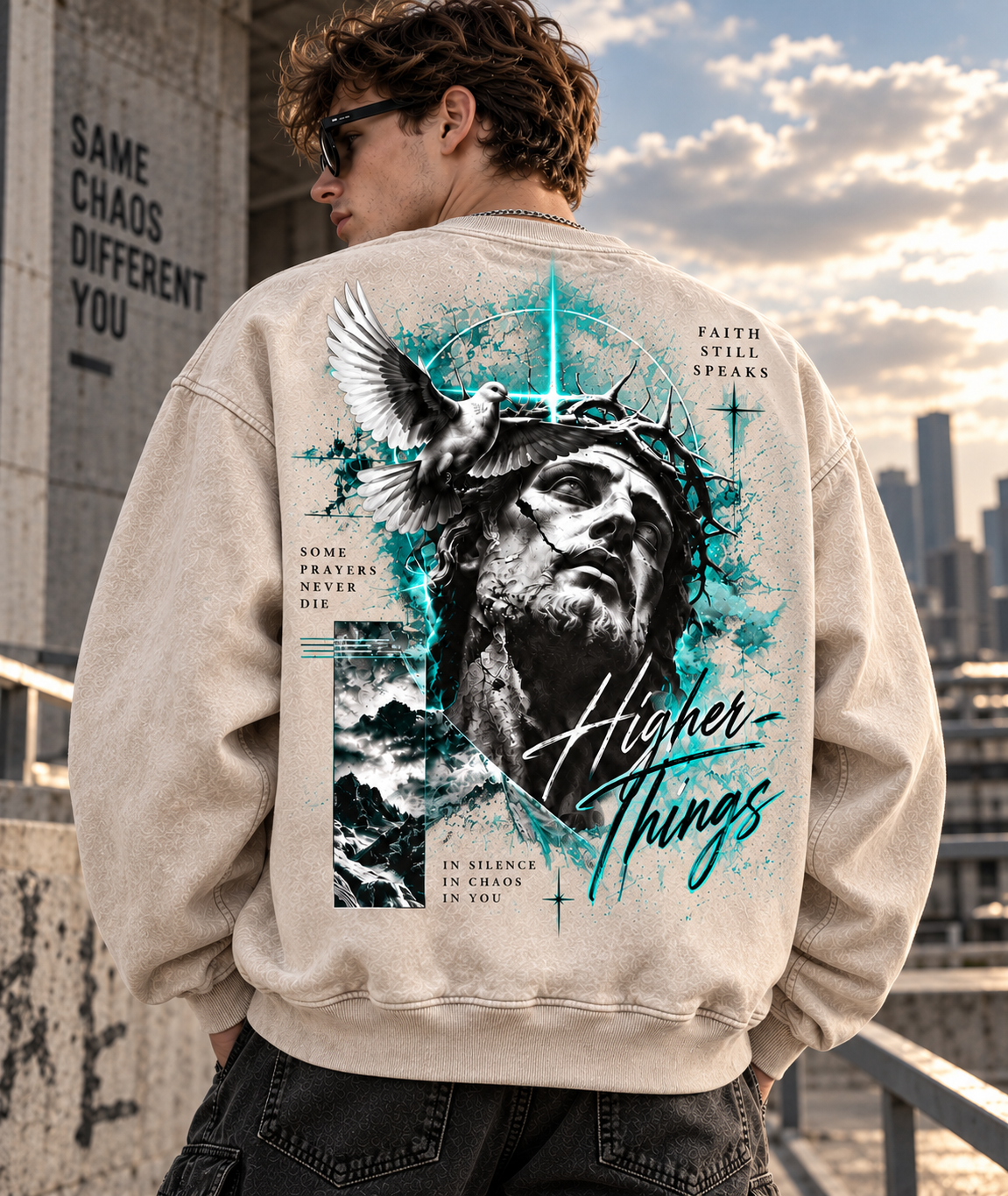Higher Things Vintage Graphic Sweatshirt