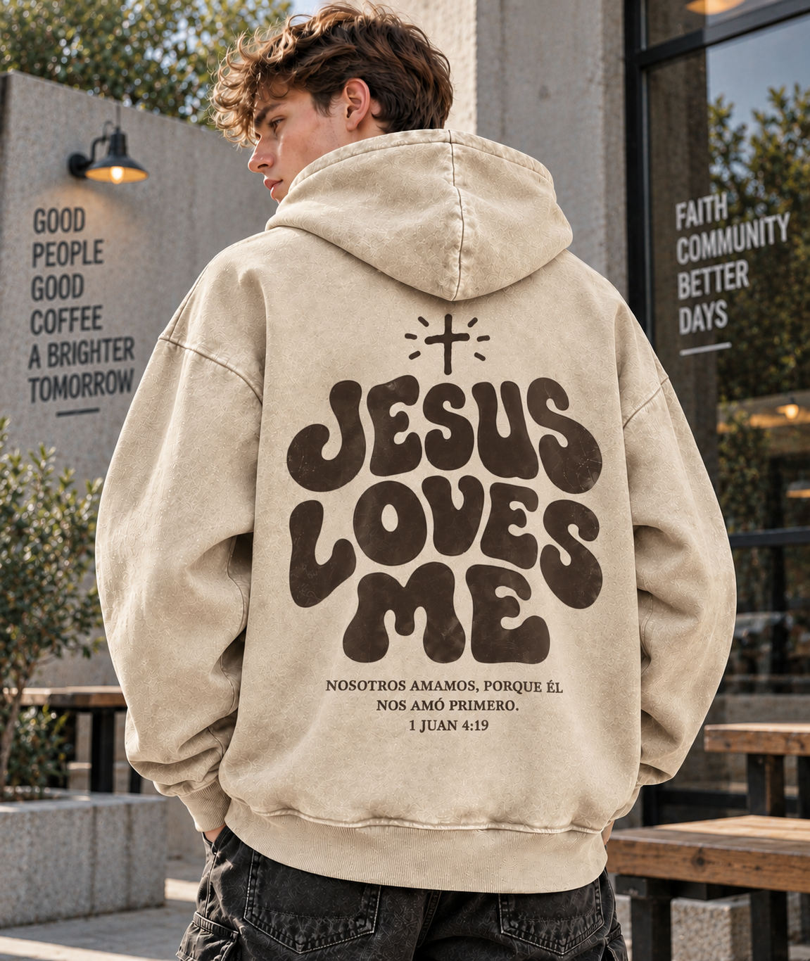 Jesus Loves Me – Vintage Faith Hoodie