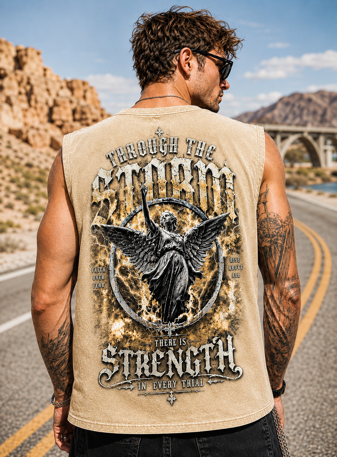 Through the Storm Angel Washed Tee