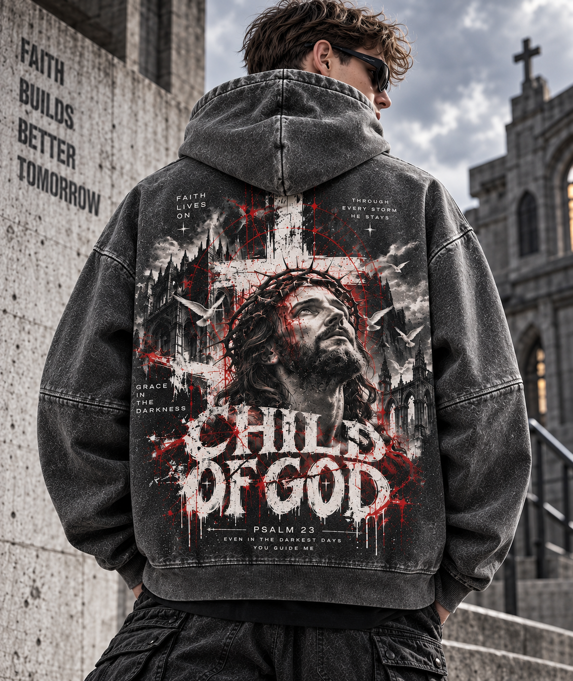 Children of God – Vintage Faith Hoodie