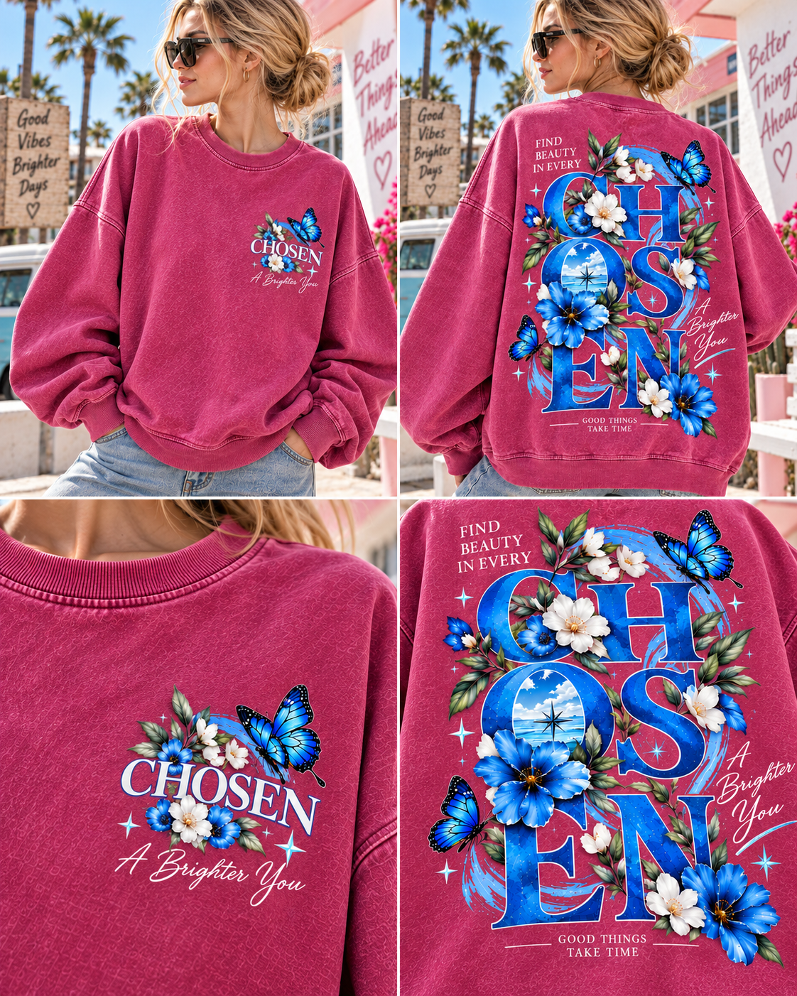 Chosen – A Brighter You Vintage Sweatshirt