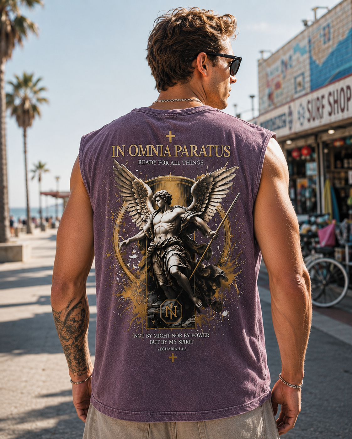 In Omnia Paratus – Angel Warrior Washed Tee